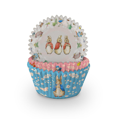 Anniversary House Official Beatrix Potter™ Peter Rabbit™ Cupcake Cases for Baking, Pack of 75, Peter Rabbit Party Decorations, Muffin Cake Cases for Christening, Birthday, Baby Shower, J129
