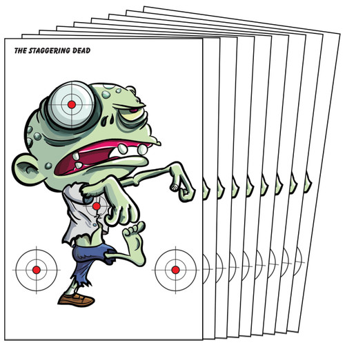 Freedom Gun Targets - 23x35 Staggering Dead Targets (25)