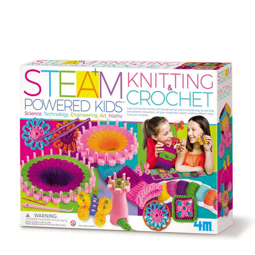 STEAM Powered Kids - Knitting & Crochet