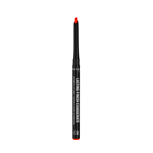 Rimmel Lasting Finish Exaggerate Automatic Lip Liner - Rich, Smooth Formula for Long Lasting Lip Looks - 104 Call Me Crazy, .01oz