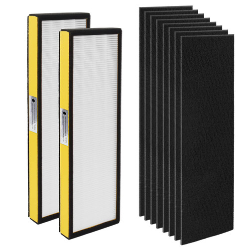 FLT4825 HEPA Filter B Replacement with G-Guardian Air Purifier Models-Replaces AC4820, AC4850,CDAP4500BAC, AC4800, AC4300 AC4900CA AC4825 AC4825E by Blutoget -2 H13 HEPA Filters 8 Carbon Pre-Filters