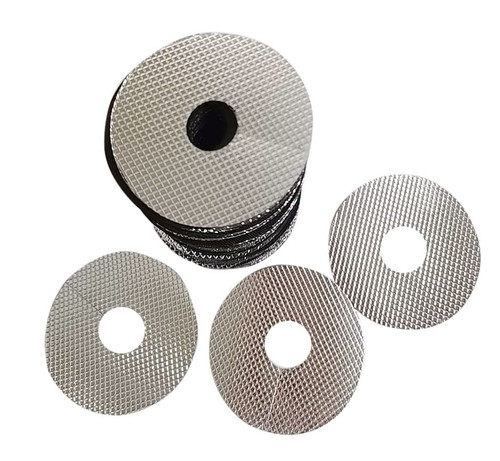 HORTIPOTS Reflective Top Lids Mylar on Black for 2 Inch Net Pots Pack of 200