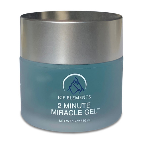 Ice Elements 2 Minute Miracle Gel | Exfoliates, Hydrates & Smoothens | 7-in-1 Multi-Tasking Formula for Non Abrasive Exfoliation, Hydration & Pore Refinement | 1.7 fl oz | For All Skin Types