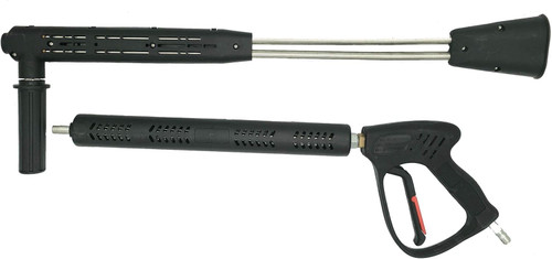 CANPUMP 40-in Dual Lance Wand w/Bent Tube, Spray Gun Included, Replacement Pressure Washer Gun w/Extension Wand, Stainless Steel, Quick-Connect, Soap Nozzle, 5000 PSI, 10.5 GPM CANPUMP 40-in Dual Lance Wand w/Bent Tube, Spray Gun Included, Replacement Pressure Washer Gun w/Extension Wand, Stainless Steel, Quick-Connect, Soap Nozzle, 5000 PSI, 10.5 GPM