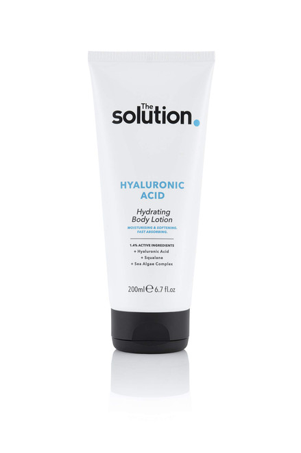 The Solution Hyaluronic Acid Hydrating Body Lotion, Moisturising & Softening Formula, 200ml