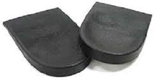 EVA/Rubber Heel Lifts, 1 Pair by Atlas Biomechanics, Medical Grade (3/8" Lift, Large (3" Wide))