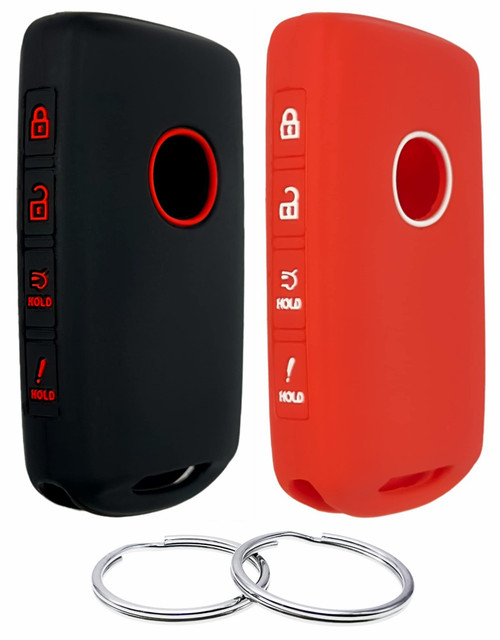 REPROTECTING Silicone Rubber Key Fob Cover Compatible with 2019-2026 Mazda 3 6 CX-30 CX-5 CX-9 CX-50 WAZSKE11D01 662F-SKE11D01
