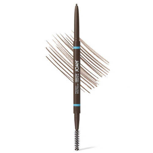 JOAH Dual-Ended Eyebrow Pencil - Brow Down To Me Ultra-FIne Tip Precision Brow Pencil with Built-In Spoolie Brush for Flawless Brows, Smudge-Proof, Water-Resistant, Brunette
