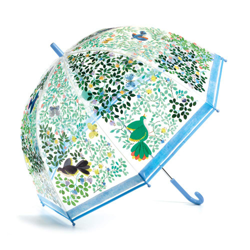 DJECO Mommy & Me Umbrella Wild Birds - Adult Size, Bule