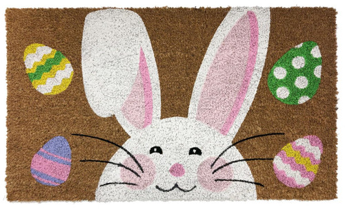 Briarwood Lane Happy Easter Bunny Natural Fiber Coir Doormat