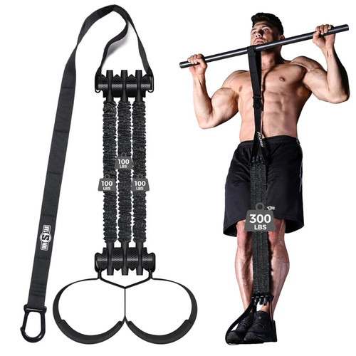 Innstar Pull Up Assistance Bands, 3 Heavy-Duty Adjustable Pull Up Bands Set, Pull Up Bands Assistance Bands for Enhanced Strength Training - Patent (Blue 165lbs Adjustable Resistance)