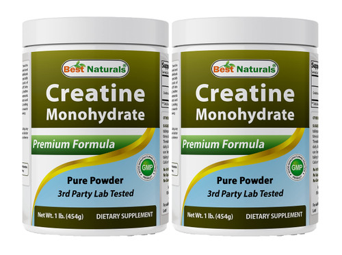 Best Naturals Creatine Monohydrate 1 Lb Pure Powder (1 LB (Pack of 2)) Best Naturals Creatine Monohydrate 1 Lb Pure Powder (1 LB (Pack of 2))