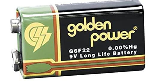 GoldenPower 9v Battery Pack of 10