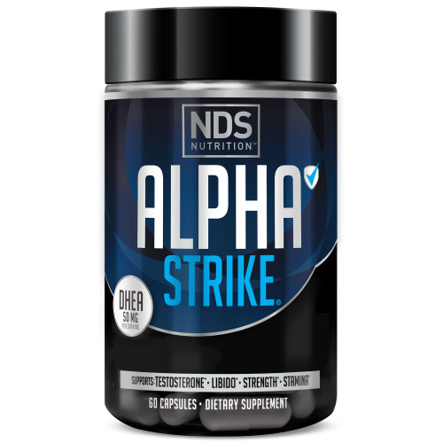Alpha Strike NDS Nutrition Maximize Stamina, Endurance, Overall Health - Increase Lean Muscle and Strength - 60 Capsules