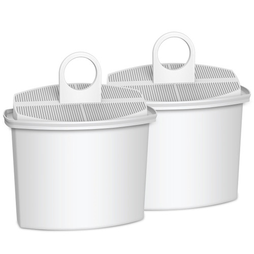 Waterdrop Coffee Water Filter, Replacement for Braun® KWF2, 3106, 3112, 3115, 3116, KF600, KF590E, KF580, KF550, KF190, KF187, KF155, KF150, KF140，TÜV SÜD Certified, 2 Packs