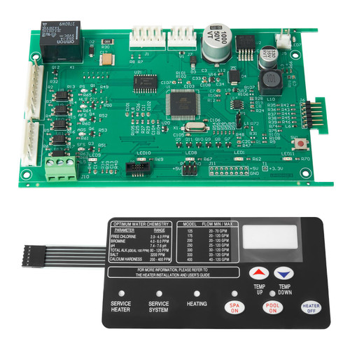 AUTOBABA Upgrade 42002-0007s Control Circuit Board with Switch Pad 472610Z Compatible with Mastertemp Sta-Rite Max-E-Therm NA & LP Series Pool/Spa Heater Replace# 461105 AUTOBABA Upgrade 42002-0007s Control Circuit Board with Switch Pad 472610Z Compatible with Mastertemp Sta-Rite Max-E-Therm NA & LP Series Pool/Spa Heater Replace# 461105
