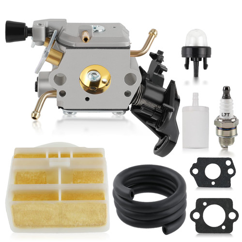 Carbhub C1M-EL37B Carburetor for Husqvarna 445 445E 450 450E Gas Chainsaw with Air Filter Tune Up Kit