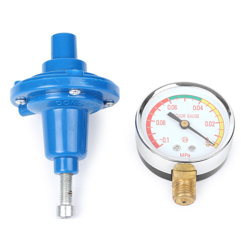 Newsmarts Automotive Vacuum Regulator+Gauge Tee Adapter: Pulsator Surge Devanal Milker Kit Replacement For Cow/Goat