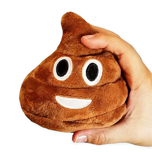 Funny Plush Poop Toy with 7 Fart Sounds - Easter Basket Stuffers for Kids & Teens - Great As A Dog Toy with Long Lasting Build - Hilarious for Spring Prank Toy & Easter Gag Gifts, 4 x 4.5