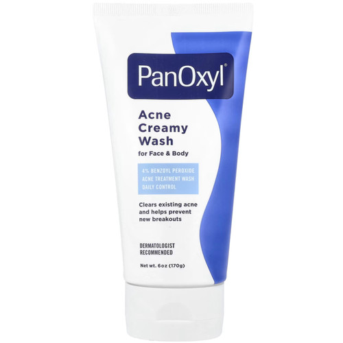 PanOxyl Creamy Acne Wash, 6 oz (3 Pack)