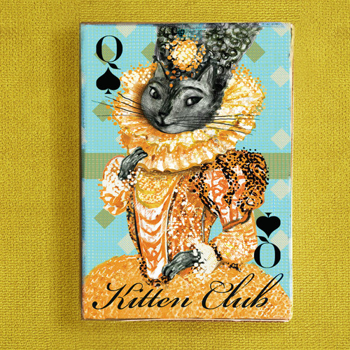 Artiphany Kitten Club Cat Playing Cards Poker Size Single Deck Printed By Cartamundi, USA