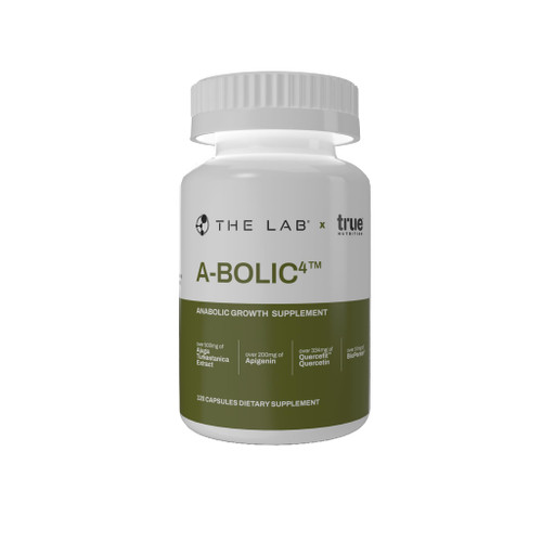True Nutrition - A-Bolic4 Advanced Anabolic Boost Supplement | Support Healthy Anabolic Growth Naturally with Turkesterone, Apigenin, Quercefit™ Quercetin | 120 Capsules