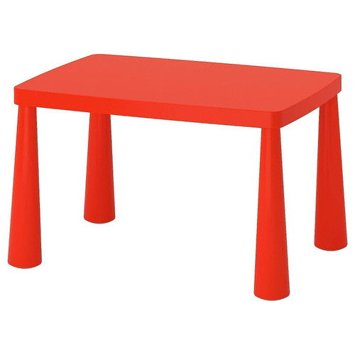 IKEA Mammut Children'S Table, Indoor/Outdoor Red