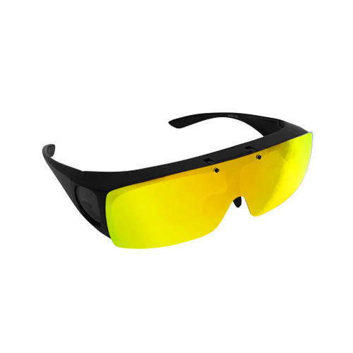 Tac Flip Glasses by Bell+Howell Flipping Polarized Sports Sunglasses with Anti-Glare UV Ray Protection For Safety Driving Cycling Military Eyewear for Men Women As Seen On TV (Yellow Night Vision)