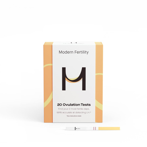 Modern Fertility Ovulation Test | Reliable at-Home Test Helps You Identify Fertile Days, Predict Ovulation, and Get in Sync with Your Cycle| 20 Test Strips