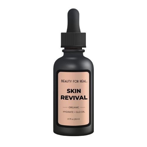 Beauty for Real Skin Revival Hydrate + Glo Oil - Luxury Face Oil - Reduces the Appearance of Fine Lines & Wrinkles - Hydrates, Soothes & Restores Skin’s Glow - With Essential Oils - 1 fl oz
