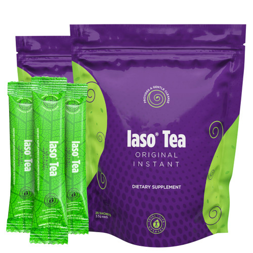 Iaso Instant Tea (Original) - Convenient Cleansing Tea for a Balanced Lifestyle, Gentle & Refreshing, 25 Sachets, Pack of 2