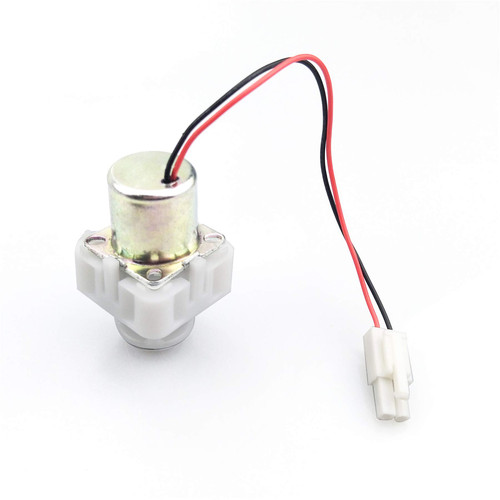Lychee Light Solenoid Assembly Electric Water Valve and Diaphragm Compatible with TOTO Automatic Infrared Urinal Sensor Flush Valve Solenoid Unit Sensor Repair Accessories, White Plug