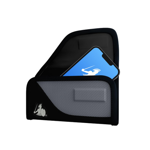 DefenderShield EMF Radiation & 5G Protection Holster for Cell Phones & Other Electronic Devices - Universal Smartphone Case with Belt Clip (Large)