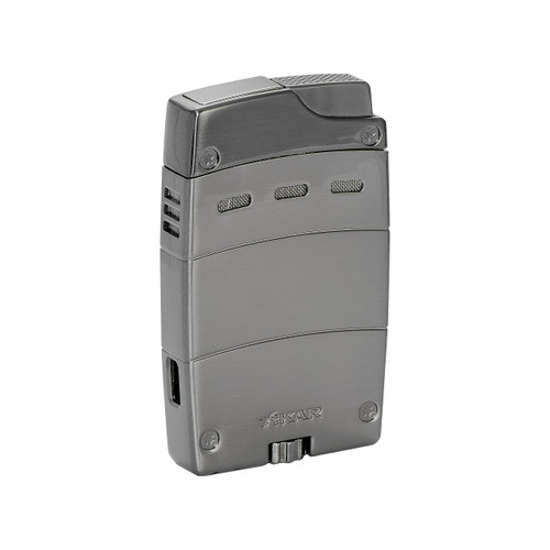 Xikar Ultra Magnetic Lighter, Single Jet Flame, Metal Body, Magnetic Attachment System, Gunmetal)