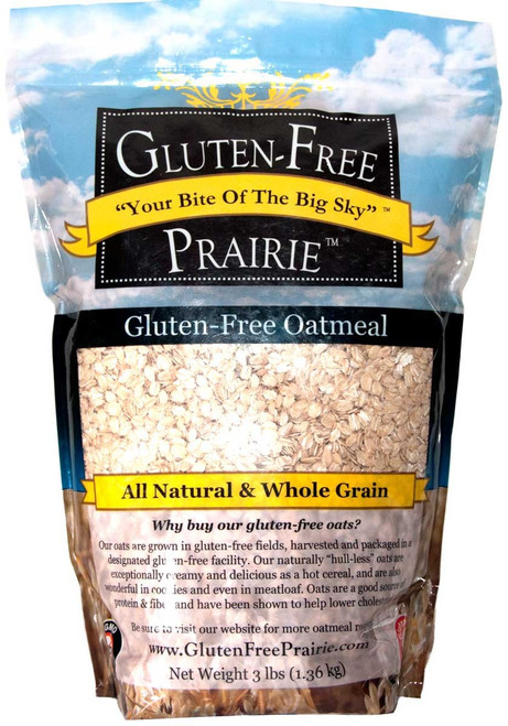 Gluten-Free Prairie Oatmeal, Certified Gluten Free Purity Protocol, Non-GMO, Vegan, 3 Pounds