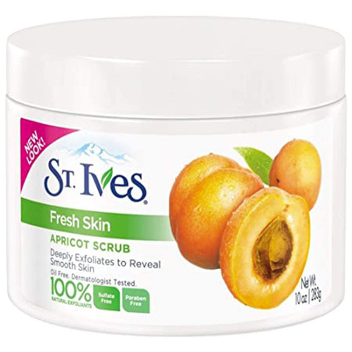St. Ives Fresh Skin Invigorating Apricot Scrub 10 Oz (2 Pack)