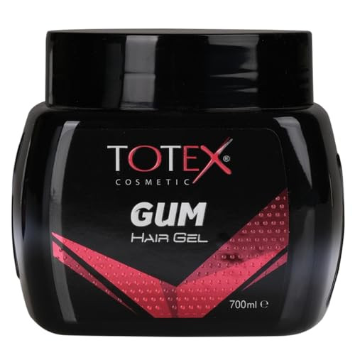 Totex Hair Styling Gum Gel Gummy Ultra Strong Edge Control Red Hair Gel 700ml