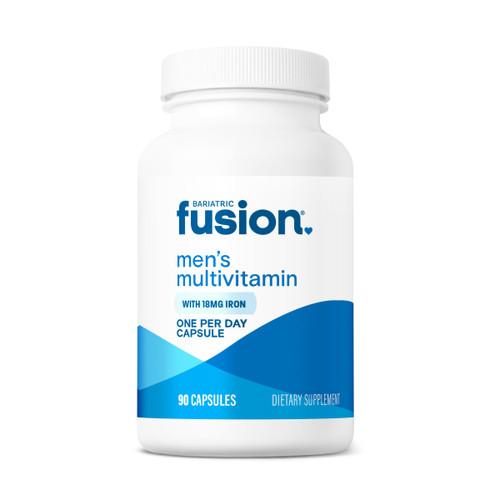 Bariatric Fusion One Per Day Bariatric Multivitamin with Iron for Men | with Prostate and Heart Support Vitamins* | Gastric Bypass and Sleeve Gastrectomy | 90 Capsules | 3 Month Supply Bariatric Fusion One Per Day Bariatric Multivitamin with Iron for Men | with Prostate and Heart Support Vitamins* | Gastric Bypass and Sleeve Gastrectomy | 90 Capsules | 3 Month Supply
