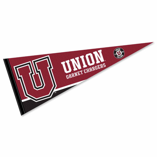 Union College Wordmark Pennant Flag Union College Wordmark Pennant Flag