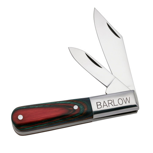 SZCO Barlow Pocket Knife 3.5" – 2 Blade Folding Pocket Knife for Men and Women with Stainless Steel Blades & Colorwood Handle – Classic Traditional EDC Knife