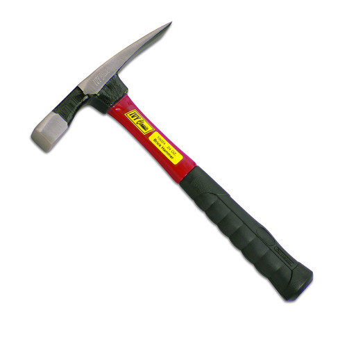 IVY Classic 15024 24 oz. Fiberglass Brick Hammer with Power Pro Grip Handle, Silver, Black