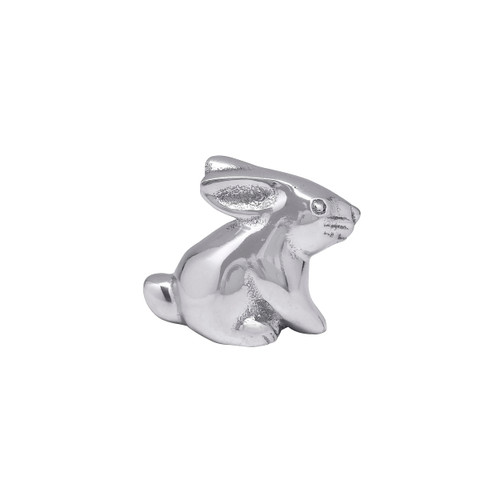 Mariposa Bunny Napkin Weight, One Size, Silver