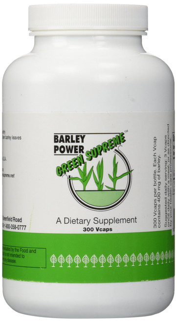 Green Supreme Barley Power 300 Count Vegetable Caplets