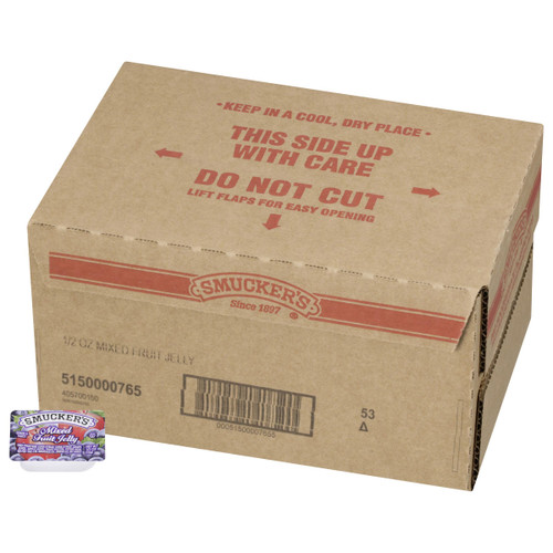 Smucker's Mixed Fruit Jelly, Portion Control, 0.5 Ounces, 200 Count