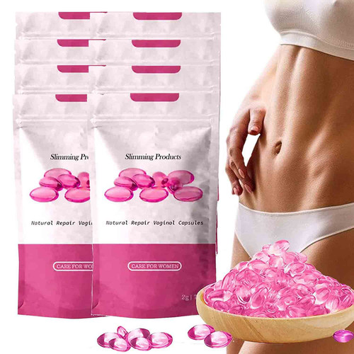 Weabet Instant Anti-Itch Detox Products, Capsulas, Firming Repair & Pink and Tender Natural Capsules, Capsulas (8Bag-B)