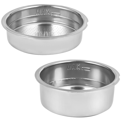 CASABREWS 51mm Filter Basket for CASABREWS Espresso Machine CM5418, Two Units including One Cup and Double Cup Size