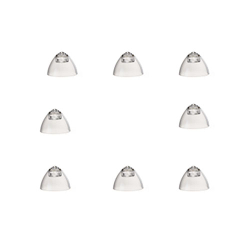 Vivtone Ear Domes/Ear Tips/Ear Caps for ITC CIC Hearing Aids, Compatible with Vivtone Supermini-br, Supermini-b, 8 Pieces (M*8)