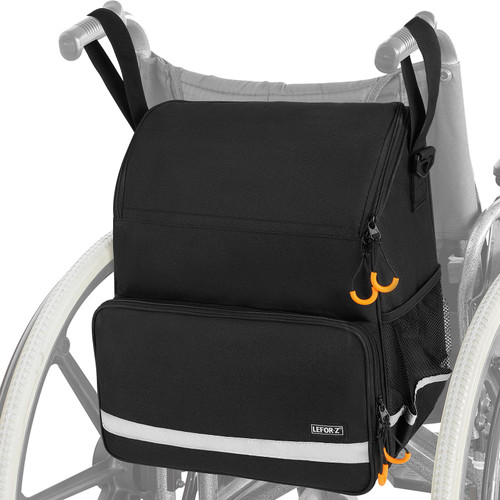 LEFOR·Z Large Wheelchair Bags to Hang on Back,Wheelchair Backpack Bag,Wheelchair Accessories Pouch Storage Bag with Thermal Insulation Pocket for Adults & Senior,Bag Only(15 x 9.5 x 16.5 inch) LEFOR·Z Large Wheelchair Bags to Hang on Back,Wheelchair Backpack Bag,Wheelchair Accessories Pouch Storage Bag with Thermal Insulation Pocket for Adults & Senior,Bag Only(15 x 9.5 x 16.5 inch)