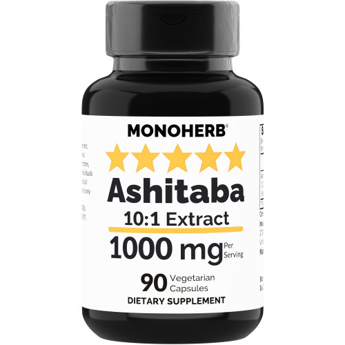 MONOHERB Ashitaba Extract 1000 mg - 90 Vegetarian Capsules