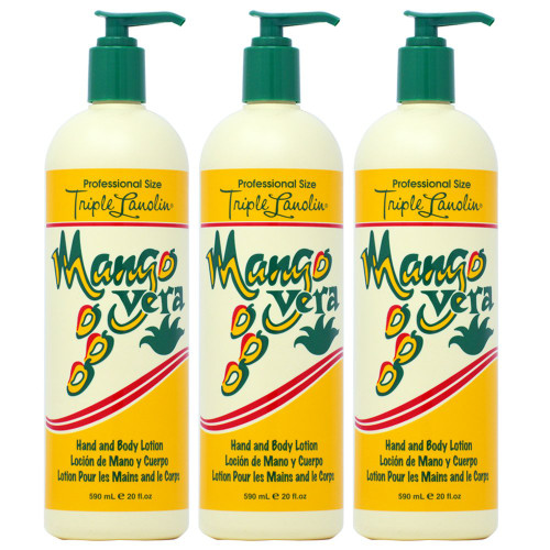 Triple Lanolin Mango Vera Lotion 20oz (Pack of 3) Triple Lanolin Mango Vera Lotion 20oz (Pack of 3)